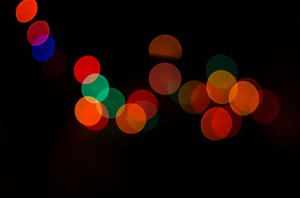 siyah bir arka plan rengi bokeh