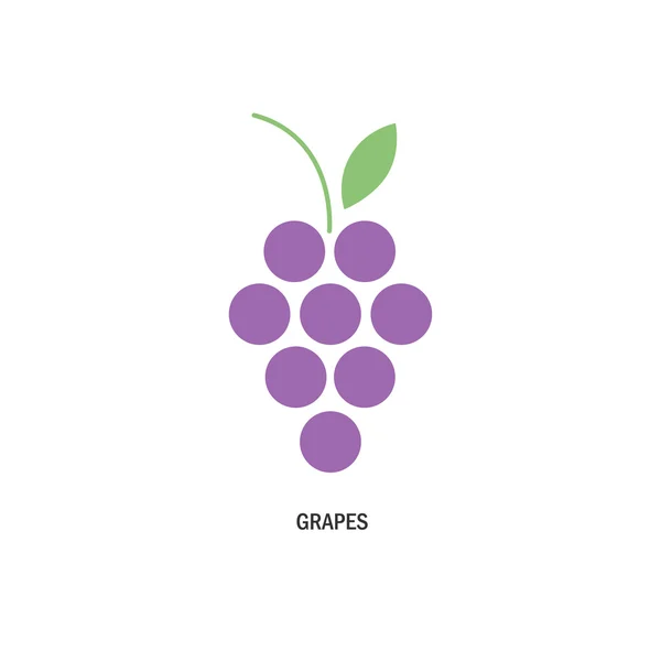 Логотип связка винограда . — стоковый вектор