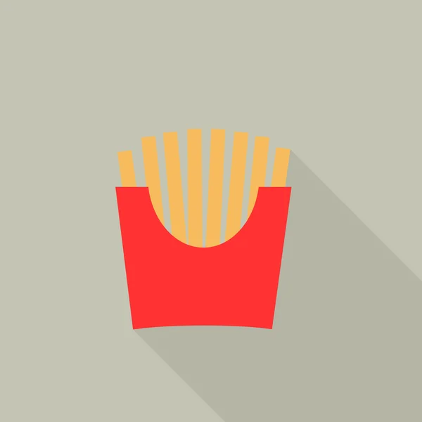Значок французький frie — стоковий вектор