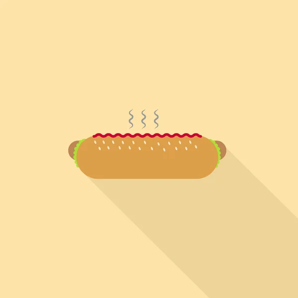 Ikona Hot Dog — Wektor stockowy