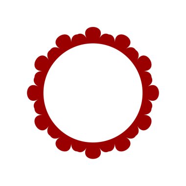 Güzel yuvarlak çerçeve