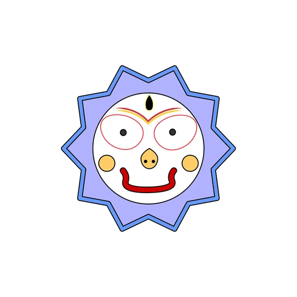 Jagannath, Balabhadra, Subhadra. — Archivo Imágenes Vectoriales