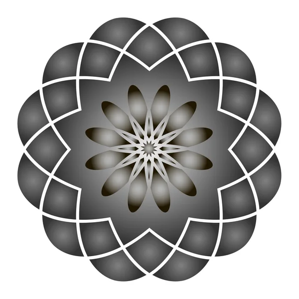 Mandala. aguarela. padrão circular — Vetor de Stock