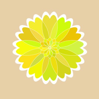 Yuvarlak renkli desen