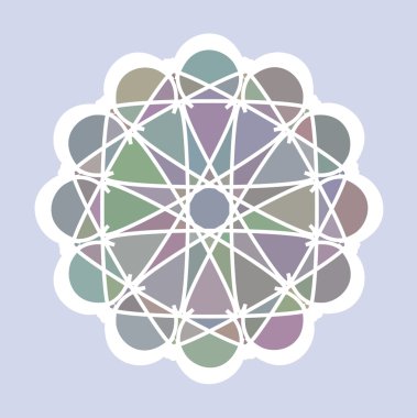 Yuvarlak renkli desen