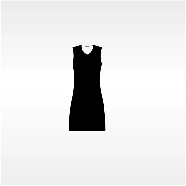 Pequeño vestido negro . — Vector de stock