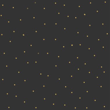 siyah bir zemin üzerine parlak parlak altın polka noktaları. Şablon. v