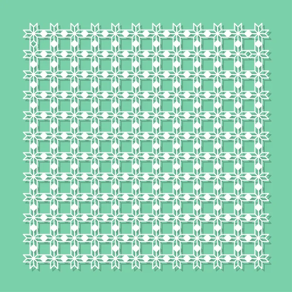 Decoratieve paneel voor lasersnijden. Universele geometrische patroon. De verhouding is 1:1. Vectorillustratie. — Stockvector