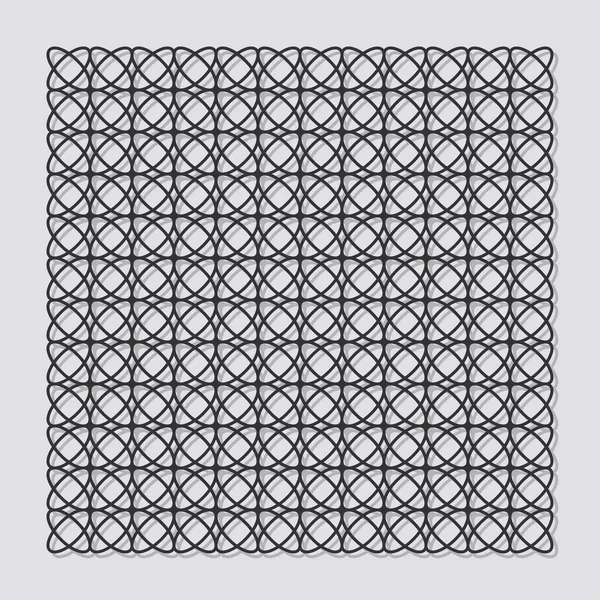 Dekorative Platte zum Laserschneiden. universelle lineare geometrische Muster. das Verhältnis ist 1: 1. Vektorabbildung. — Stockvektor