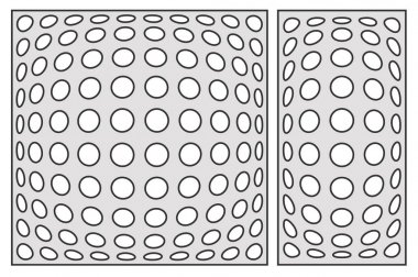 Kesim için şablon. Geometrik daire desen. Lazer kesim. Oran 1:2, 1:1 ayarlayın. Vektör çizim.