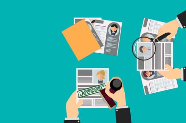 Ofis Acemi Acemi Acemi Adayları Boşluk İçin Yeniden İşe Aldı. Ofis çalışanı için müfredat vitae onaylandı