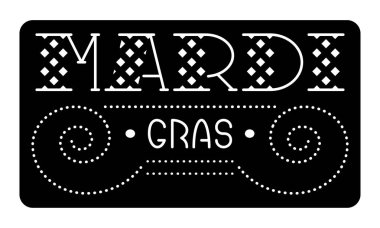 Mardi Gras kartı
