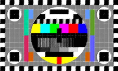 TV test image clipart