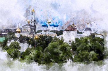 Sergiev Posad (Rusya) suluboya kiliseleri