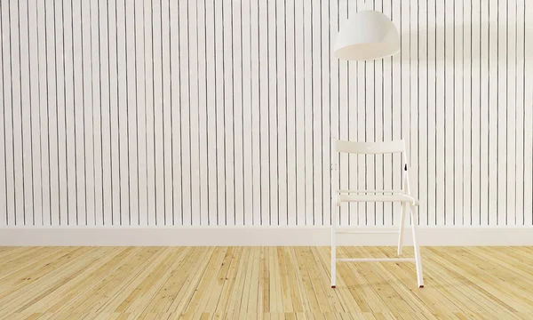 Masa dekor iç Beyaz ahşap duvar arka plan-3d render ile vazoda pembe çiçekler