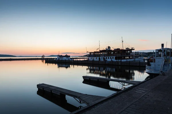 ラハティ、フィンランドの美しい夕日 — ストック写真