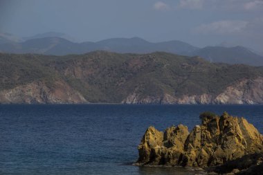 Ege Denizi 'nin güzel manzarası. Yüzmek ve seyahat etmek için harika..