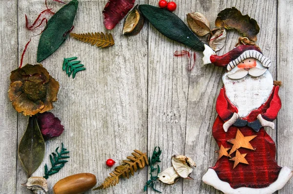 Cartão de Natal com pote-pourry — Fotografia de Stock