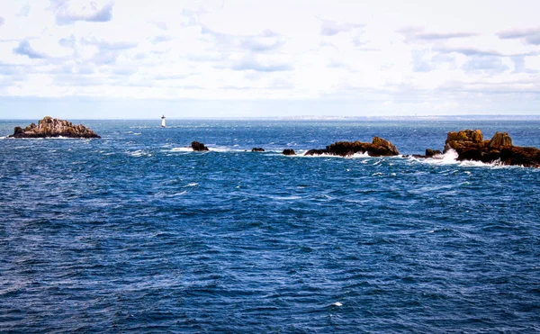 Wybrzeże Bretanii, Cancale, Francja — Zdjęcie stockowe