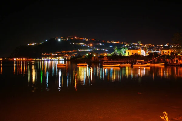 Miseno озеро вночі — стокове фото