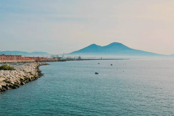 Paisaje del golfo de Nápoles — Foto de Stock