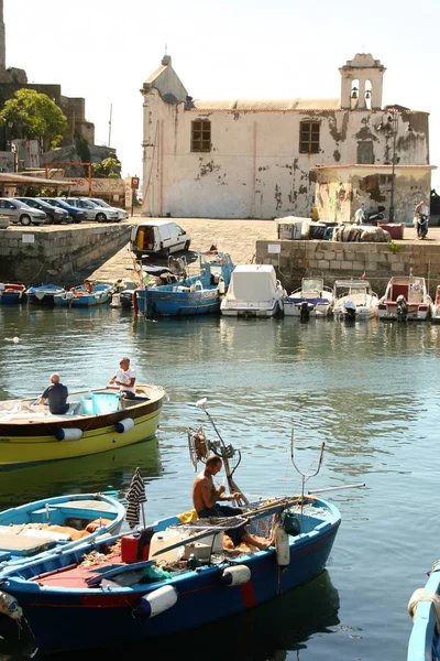 Il vecchio porto di Pozzuoli — Foto Stock