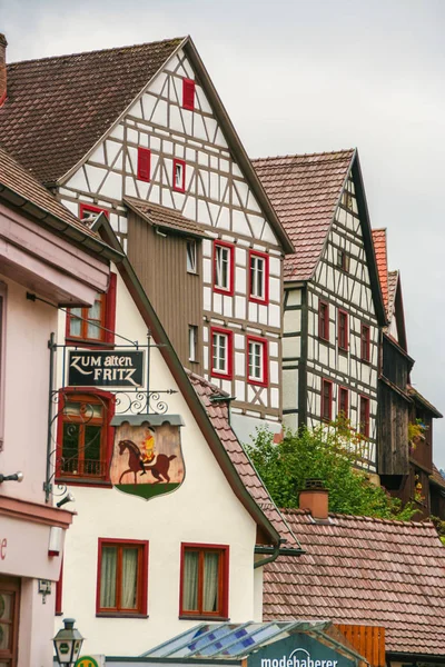 Typowe domy Schwarzwald, Niemcy — Zdjęcie stockowe