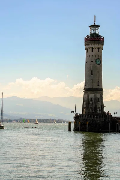 El puerto de Lindau — Foto de Stock