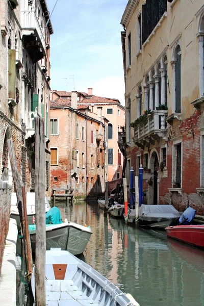 ヴェネツィアのチャネルの表示 — ストック写真