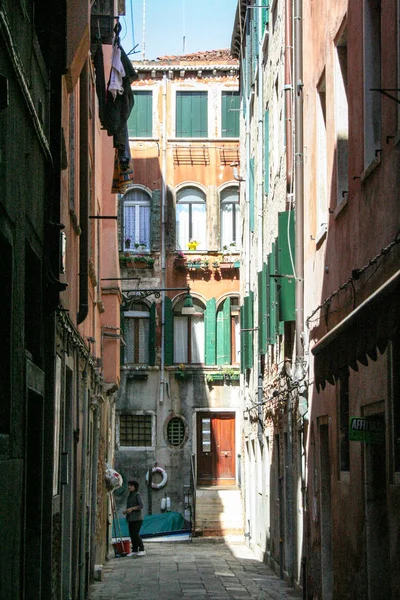 Canal veneciano — Foto de Stock