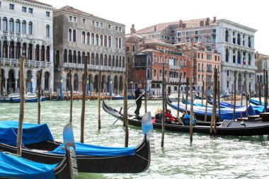 Venedik'te gran kanal