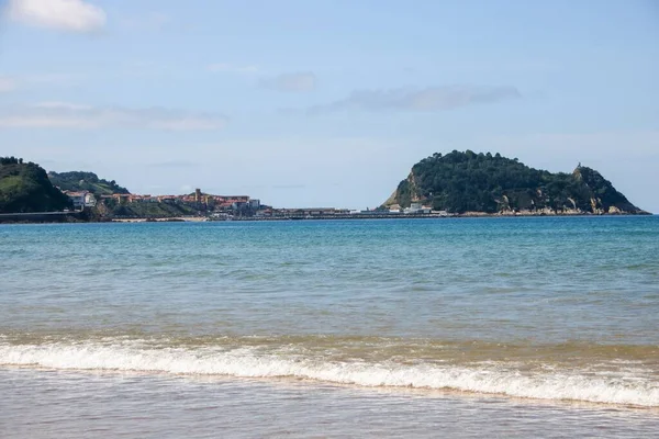 The beach of zarautz — Stock Photo, Image