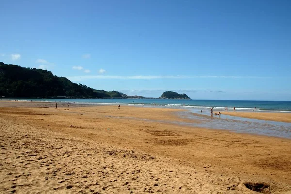 Der strand von zarautz — Stockfoto