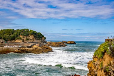 Biarritz kıyı şeridi