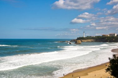La grande plage, Biarritz 'in büyük plajı.