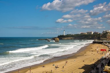 La grande plage, Biarritz 'in büyük plajı.