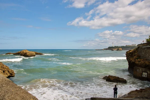 Küste von Biarritz — Stockfoto