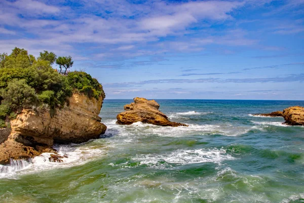 Coastline of  of Biarritz — Stock Photo, Image