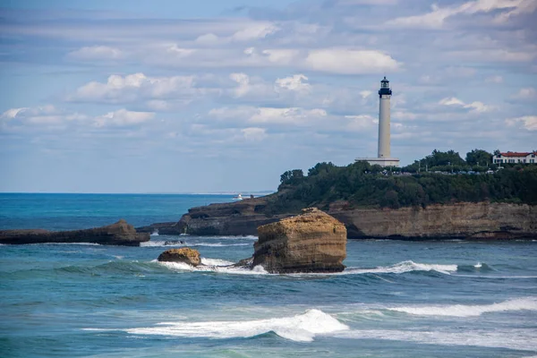 La grande plage, the great beach of Biarritz — Stock Photo, Image