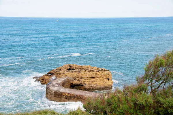 Biarritz kıyı şeridi — Stok fotoğraf