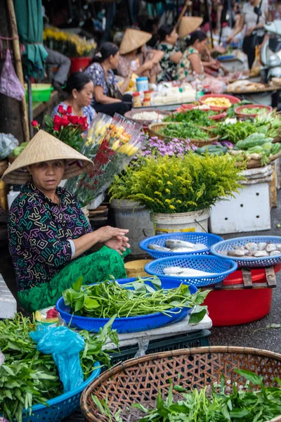 Mercado de dong ba — Fotografia de Stock