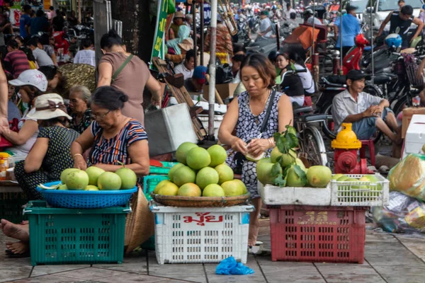 Mercado de dong ba — Fotografia de Stock