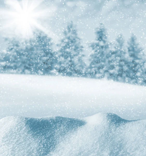 Kerstmis sneeuw achtergrond — Stockfoto