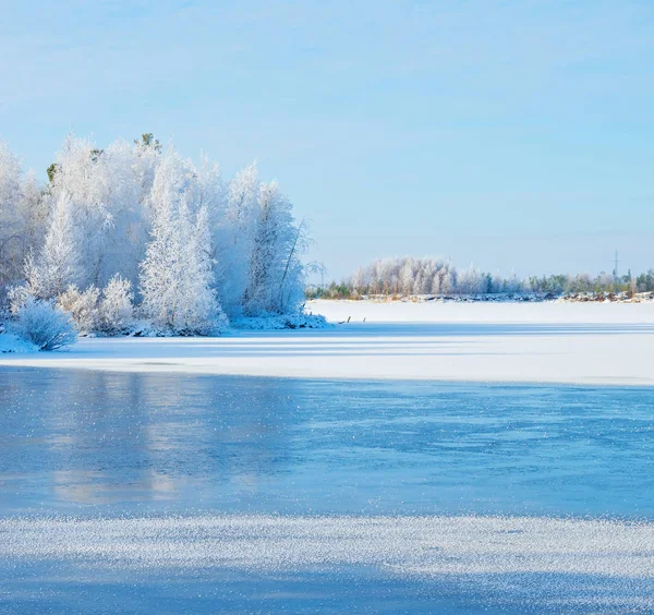 Invierno paisaje brillante — Foto de Stock