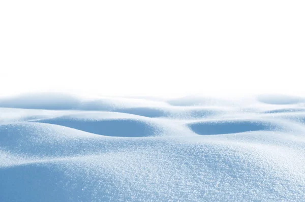 흰색 배경에 snowdrifts — 스톡 사진