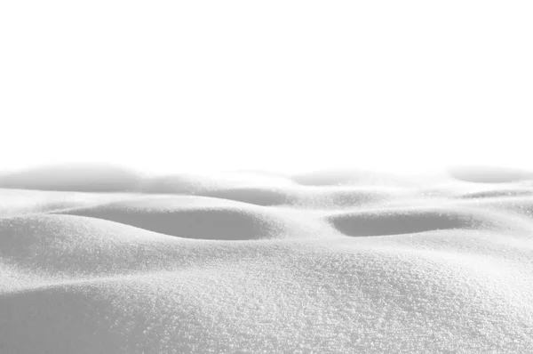 Snowdrifts on  white background