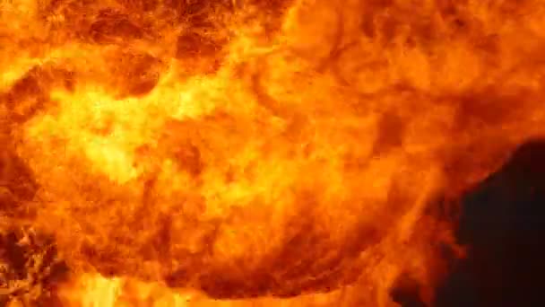 Ogromny płomień ogień — Wideo stockowe