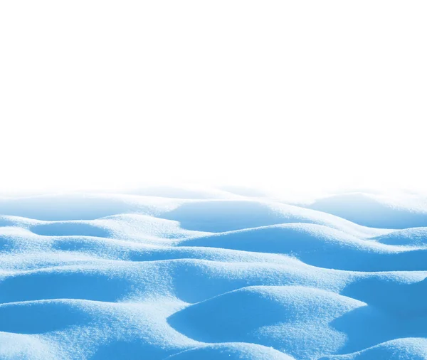 Kar Kayması Tasarım Için Beyaz Arkaplanda Izole Edildi — Stok fotoğraf