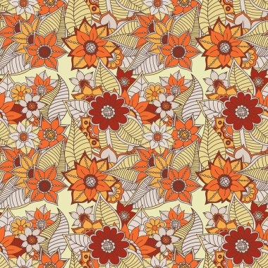 Zentangle soyut çiçek. Doodle çiçek. Vektör çizim