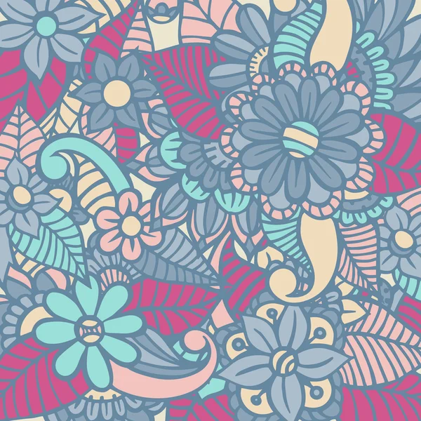 Zentangle abstrakte Blumen. Doodle Blume. Vektorillustration — Stockvektor